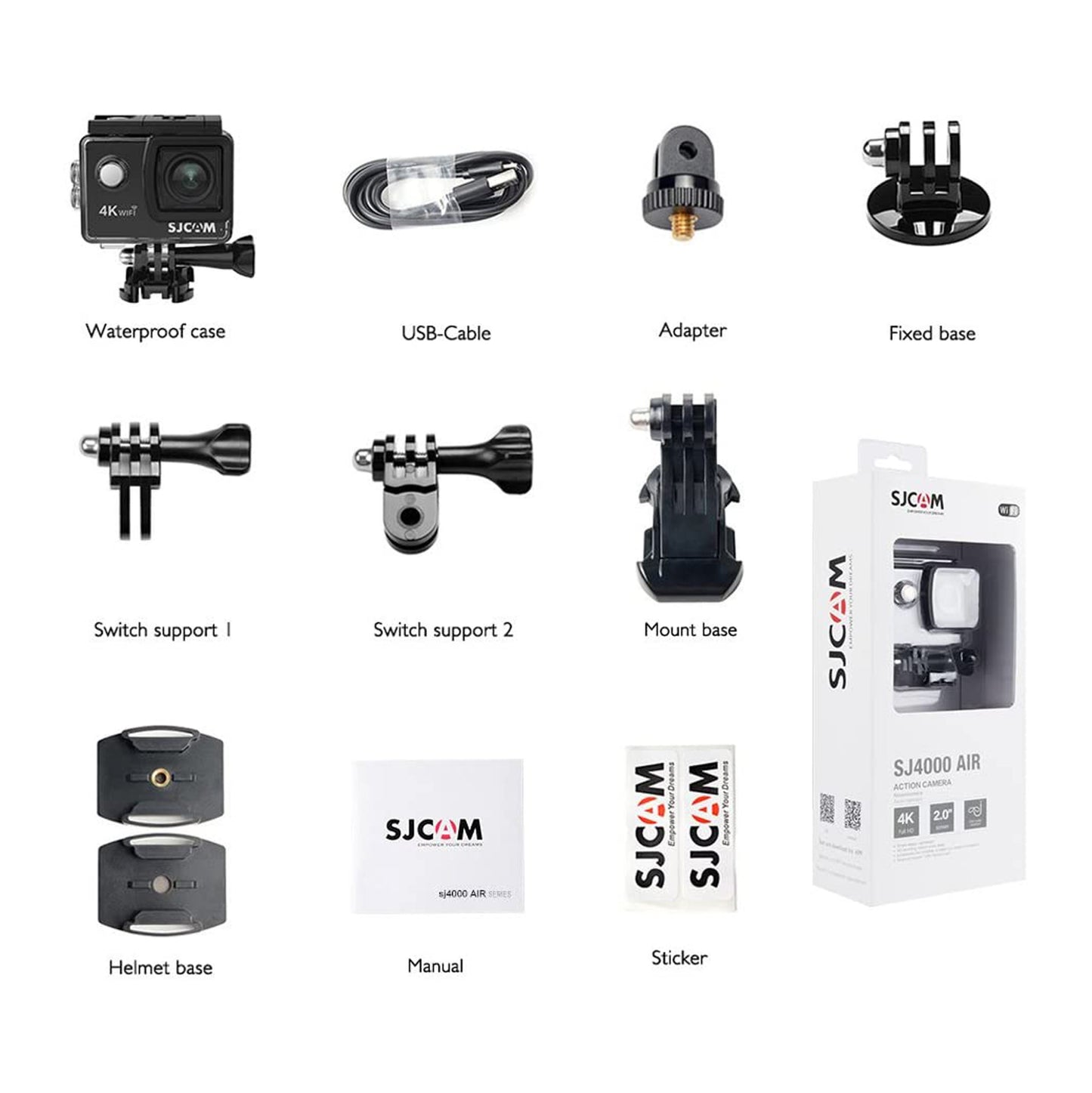 SJCAM SJ4000 AIR 4K WIFI防水型 運動攝影