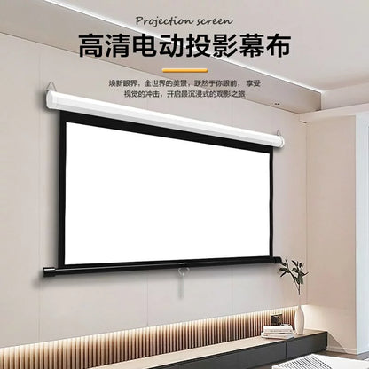 掛牆手拉/電動幕